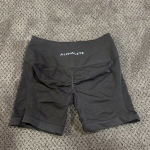 Alphalete Women's Charcoal Bike Shorts